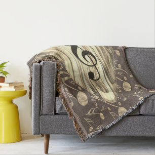 Golden Plectron – Stijlvol design voor muziekliefh Deken