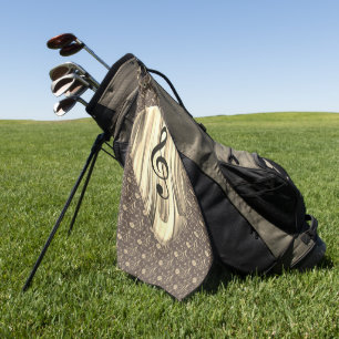 Golden Plectron – Stijlvol design voor muziekliefh Golfhanddoek