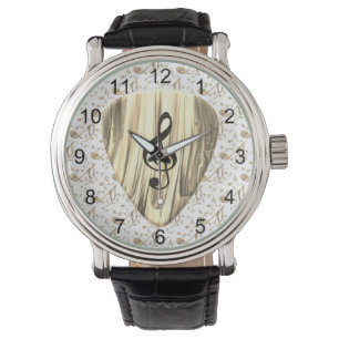 Golden Plectron – Stijlvol design voor muziekliefh Horloge