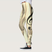 Golden Plectron – Stijlvol design voor muziekliefh Leggings (Links)