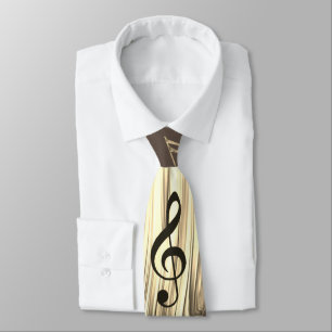 Golden Plectron – Stijlvol design voor muziekliefh Stropdas