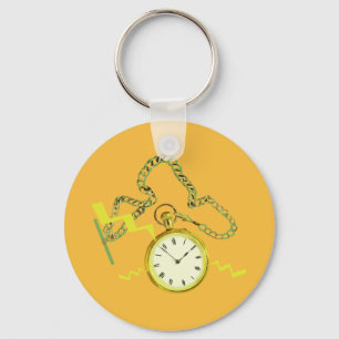 Golden Pocketwatch Sleutelhanger
