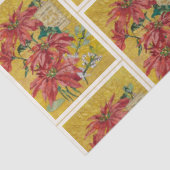 Golden Poinsettia | Fine Art Christmas Tissuepapier (Detail)