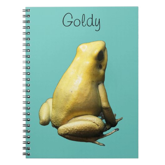 Golden Poison Frog Notitieboek (Voorkant)
