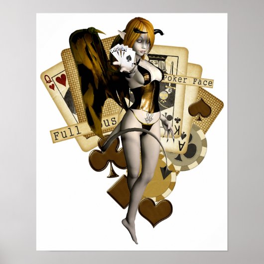 Golden Poker Girl 2 Poster (Voorkant)