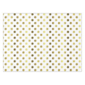 Golden Polka Dot Table Cloth Tafelkleed (Voorkant (Horizontaal))