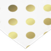 Golden Polka Dot Table Cloth Tafelkleed (Gekanteld)