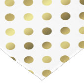 Golden Polka Dot Table Runner Korte Tafelloper (Hoek)
