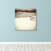 Golden Pond Canvas Afdruk (Insitu (Houten vloer))