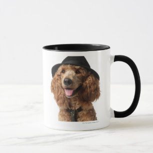 Golden Poodle Dog met Pet en Stropdas Mok