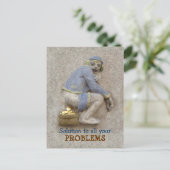 Golden Poop - Briefkaart / Uitnodiging (Staand voorkant)