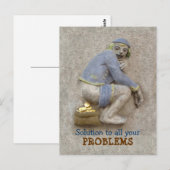 Golden Poop ~ Briefkaart / Uitnodiging (Voorkant / Achterkant)