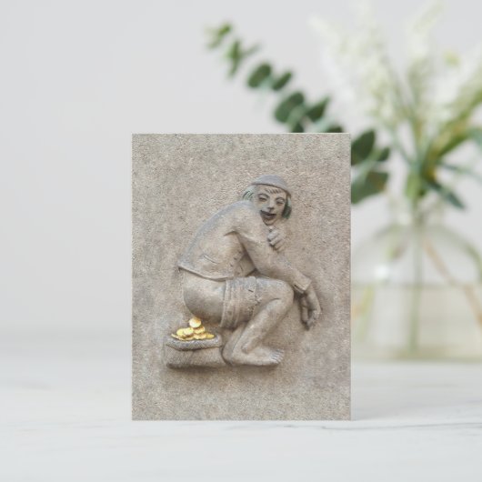 Golden Poop ~ Briefkaart / Uitnodiging (Staand voorkant)