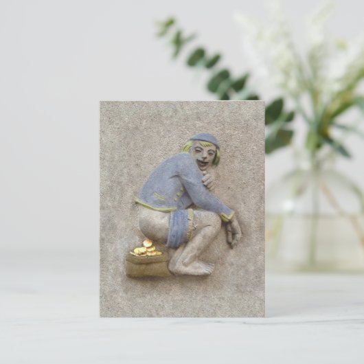 Golden Poop ~ Briefkaart / Uitnodiging (Staand voorkant)