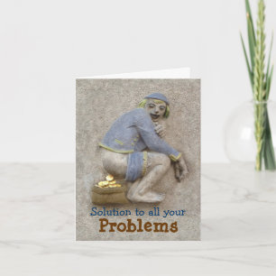 Golden Poop ~ Card/Invitation Kaart