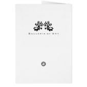 Golden Poop ~ Kaart / Uitnodiging (Achterkant)