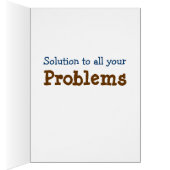 Golden Poop ~ Kaart / Uitnodiging (Binnen (Rechts))