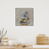 Golden Poop ~ Poster 24x24 (Keuken)