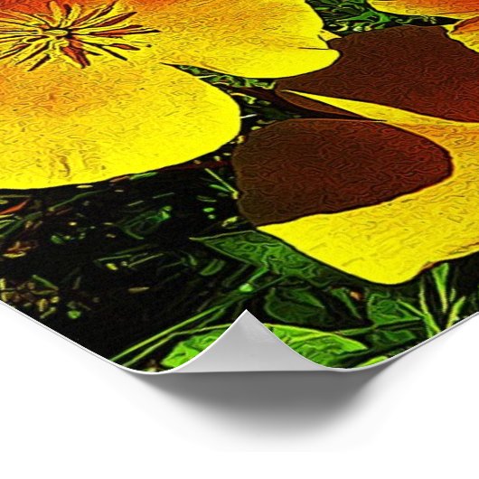 Golden Poppies Poster (Hoek)