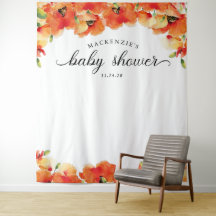 Golden Poppy Baby shower