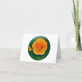 Golden Poppy Bedankkaart