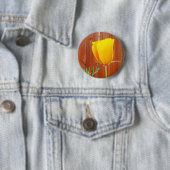Golden Poppy Ronde Button 5,7 Cm (In situ)