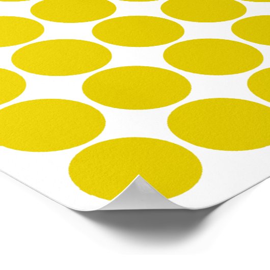 Golden Poppy Safari Dot with Pop Art Elephant Poster (Hoek)