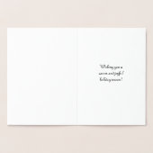 Golden Prettige feestdagen Candle Folie Kaarten (Binnen)