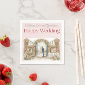 Golden Promise Wedding Napkins  Servet (Insitu)