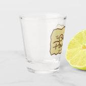 Golden Pterodactyl Tiki Bar Shot Glas (Links)