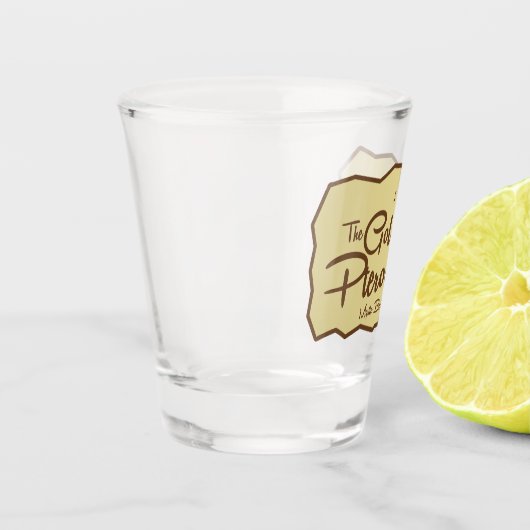 Golden Pterodactyl Tiki Bar Shot Glas (Links)