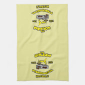 Golden Pterodactyl Tiki Bar Theedoek (Verticaal)