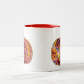 Golden Pumpkin & Floral Delight Coffee Mok (Center)