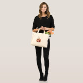 Golden Pumpkin & Floral Delight Mini Tote Bag (Voorkant (model))