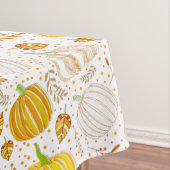 Golden Pumpkin Harvest Tafelkleed (Voorbeeld)