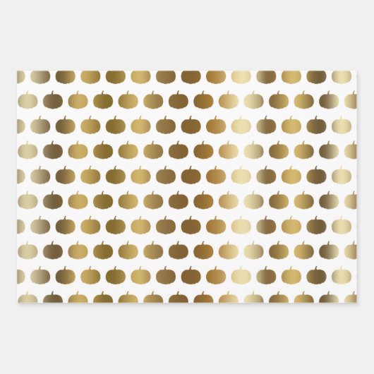 Golden Pumpkin Inpakpapier Vel (Voorkant 2)