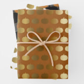 Golden Pumpkin Inpakpapier Vel (In situ)