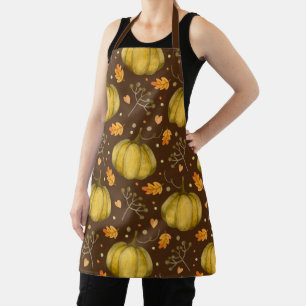 Golden Pumpkins Apron Schort