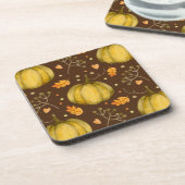 Golden Pumpkins Beverage Coaster Bier Onderzetter (Linkerzijde)