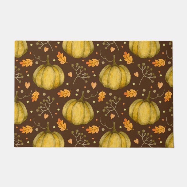 Golden Pumpkins Doormat Deurmat (Voorkant)