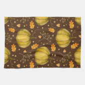Golden Pumpkins Kitchen Towel Theedoek (Horizontaal)