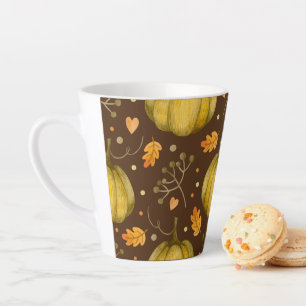 Golden Pumpkins Latte Mok