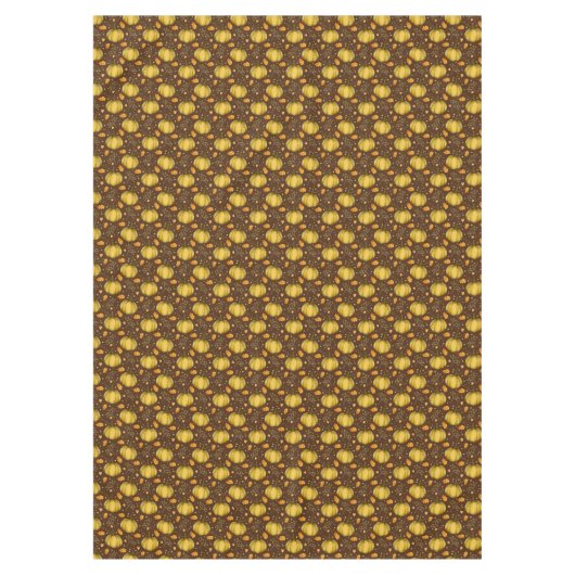 Golden Pumpkins Tablecloth Tafelkleed (Voorkant)