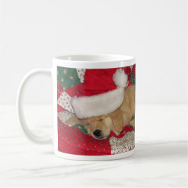 Golden pup-vakantie-mok koffiemok