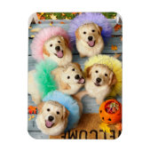 Golden Puppies Trick of Treating Magneet (Verticaal)