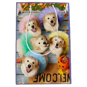 Golden Puppies Trick of Treating Medium Cadeauzakje