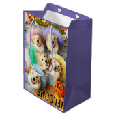 Golden Puppies Trick of Treating Medium Cadeauzakje (Achterkant Gekanteld)