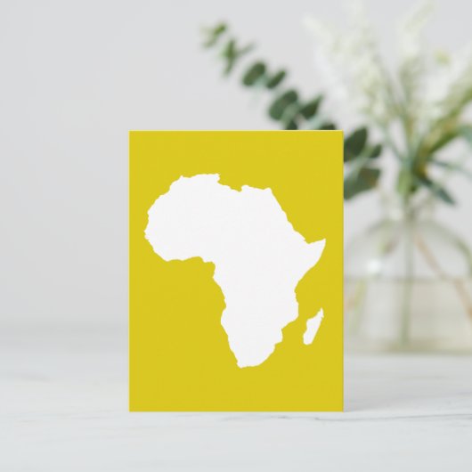 Golden Puppy Audacious Africa Briefkaart (Staand voorkant)