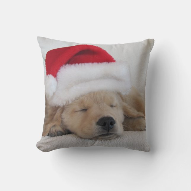 Golden Puppy Pillow Kussen (Voorkant)