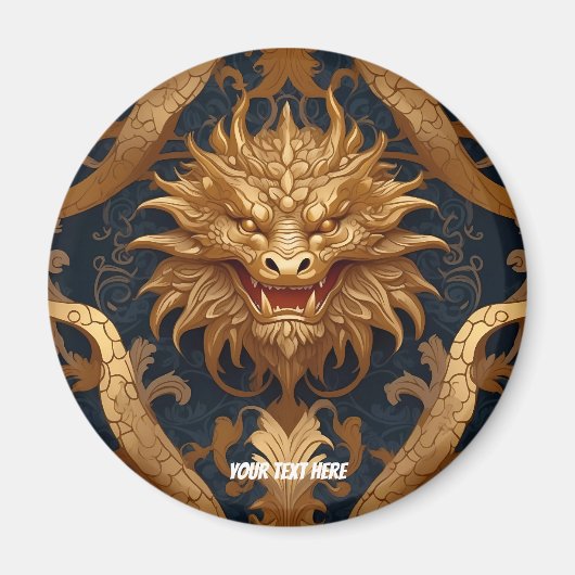 Golden Pyramid Pattern Magneet (Voorkant)